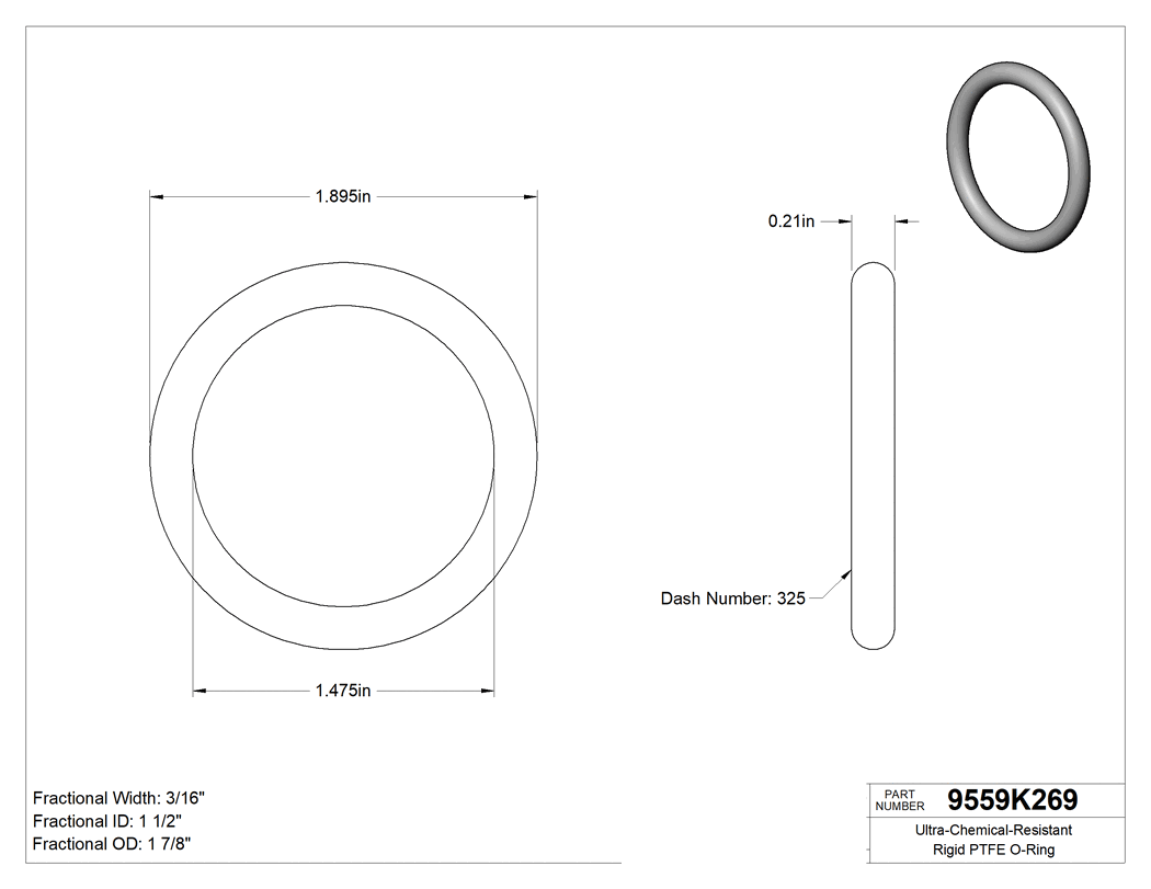 Technical drawing - 9559K269